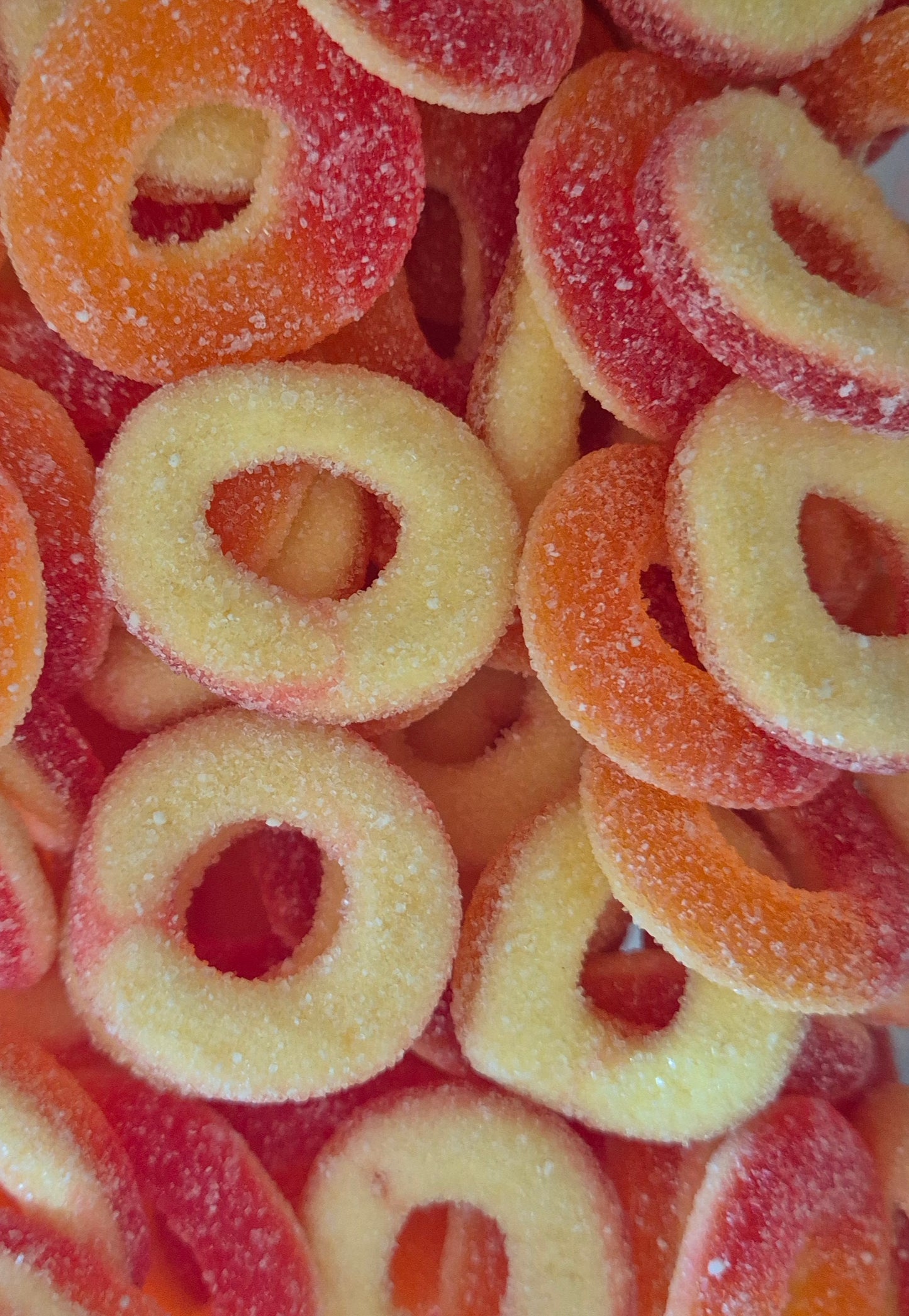 Anneaux sucrés Pêche
