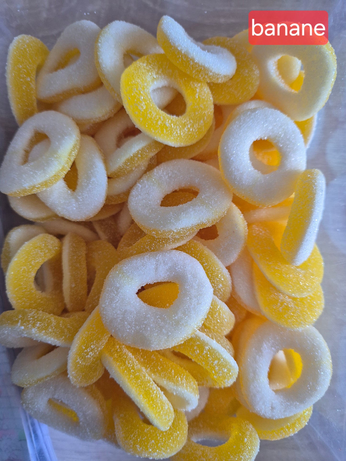 Anneaux sucrés Banane