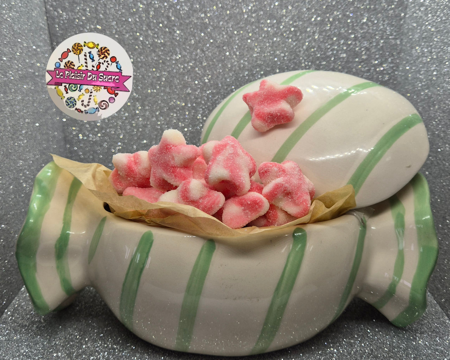 Etoiles Twist sucrées rose